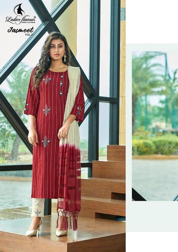 LF Jasmeet 3 Fancy Rayon Readymade Salwar